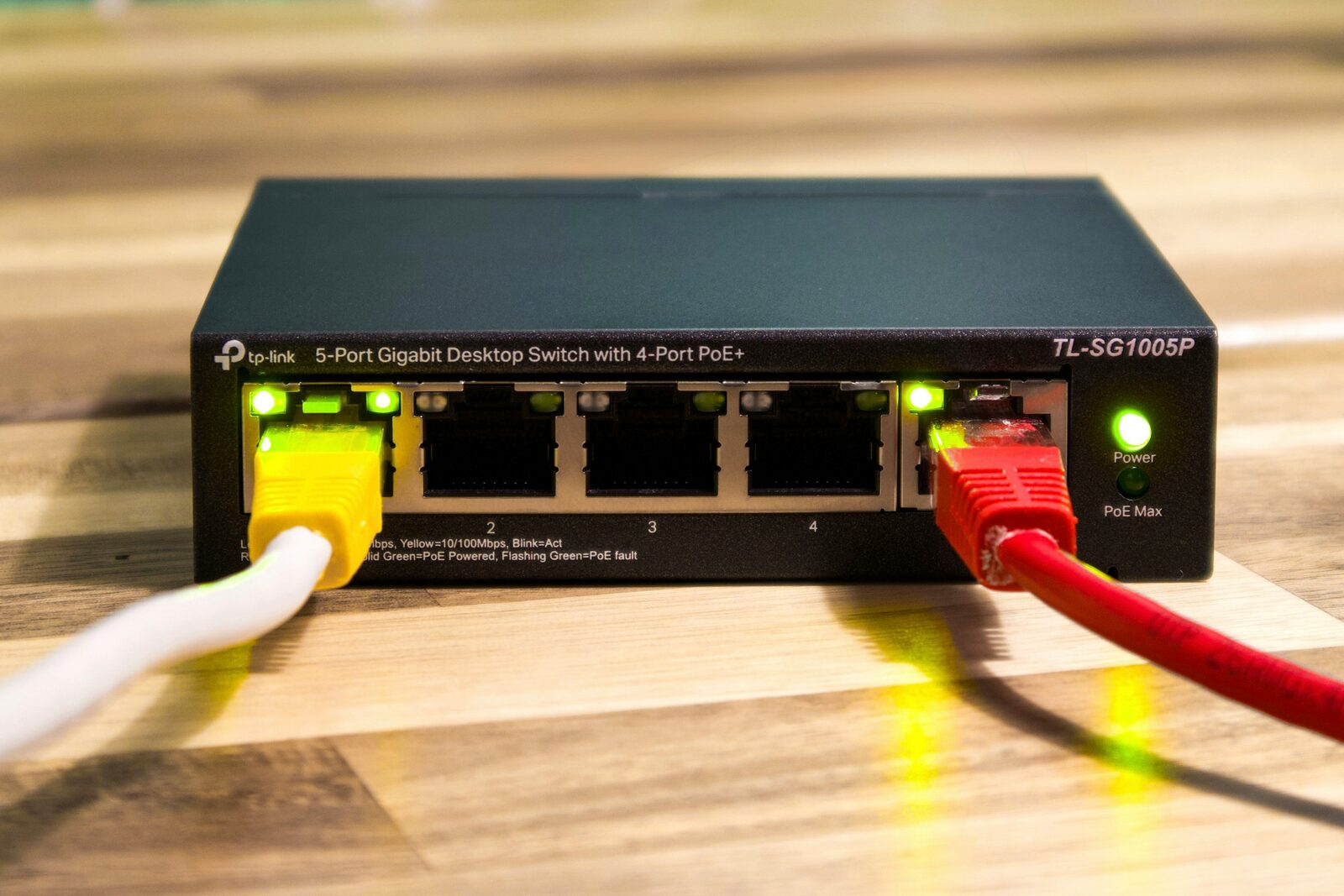Network switch and cables